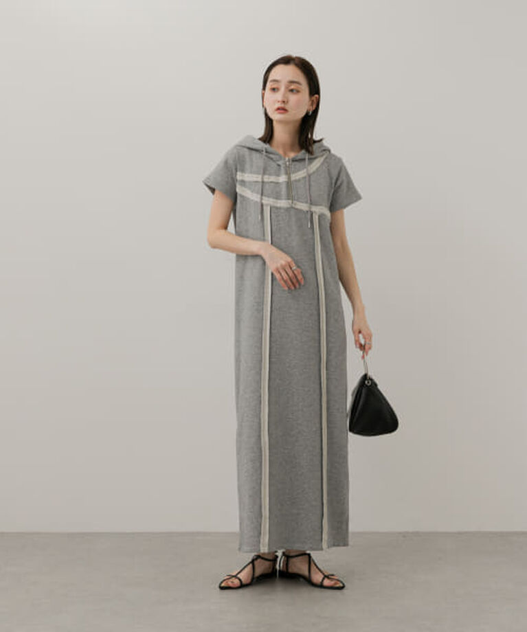 SENSE OF PLACE by URBAN RESEARCH「SENSE OF PLACE フーディージップワンピース」|ワンピース|