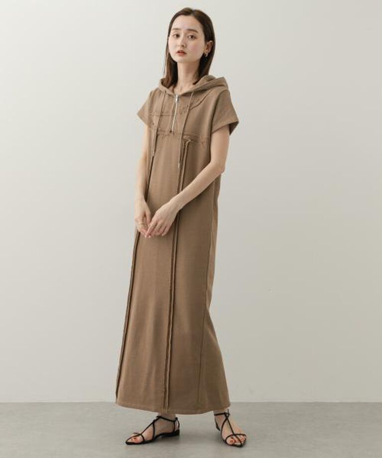 SENSE OF PLACE by URBAN RESEARCH「SENSE OF PLACE フーディージップワンピース」|ワンピース|