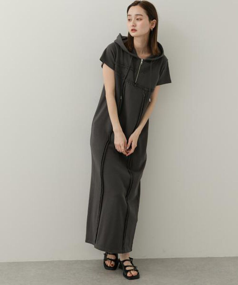 SENSE OF PLACE by URBAN RESEARCH「SENSE OF PLACE フーディージップワンピース」|ワンピース|