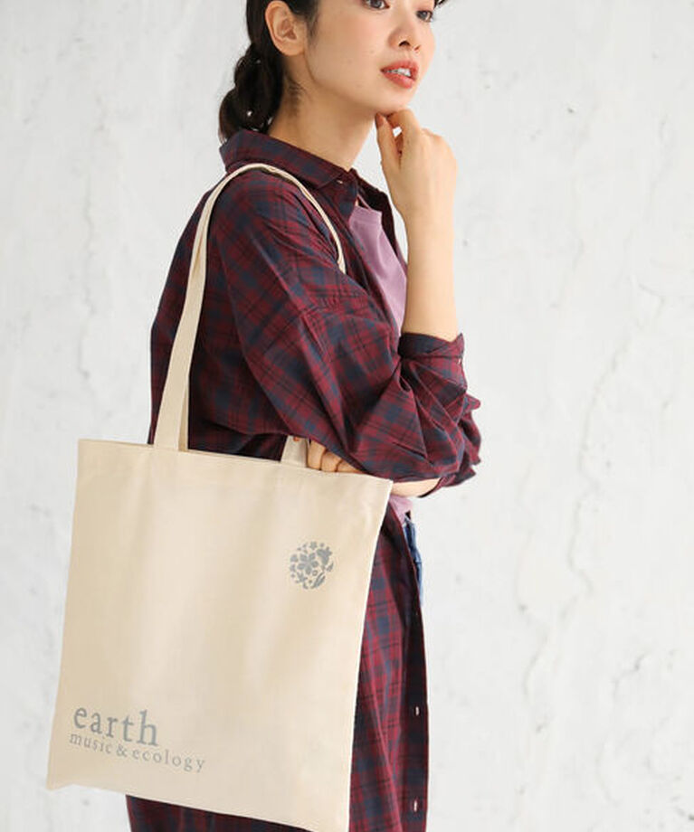 earth music&ecology「earth music&ecologyエコバッグ(平袋)」|ハンドバッグ|
