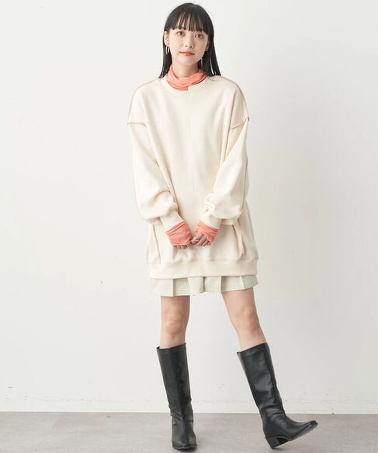 earth music&ecology「シアータートルネックプルオーバー」|Tシャツ・カットソー|