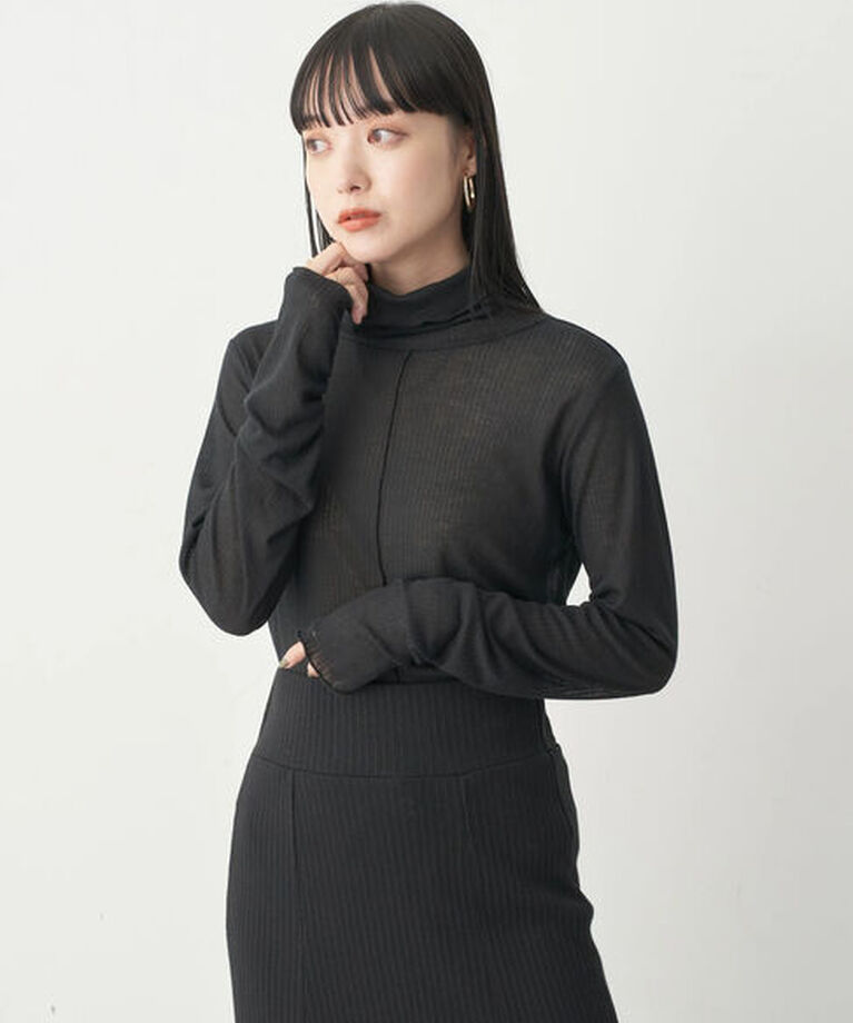 earth music&ecology「シアータートルネックプルオーバー」|Tシャツ・カットソー|