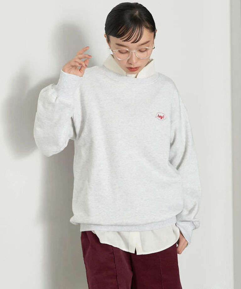earth music&ecology「Disney Character /プルオーバー」|Tシャツ・カットソー|杢ライトグレー