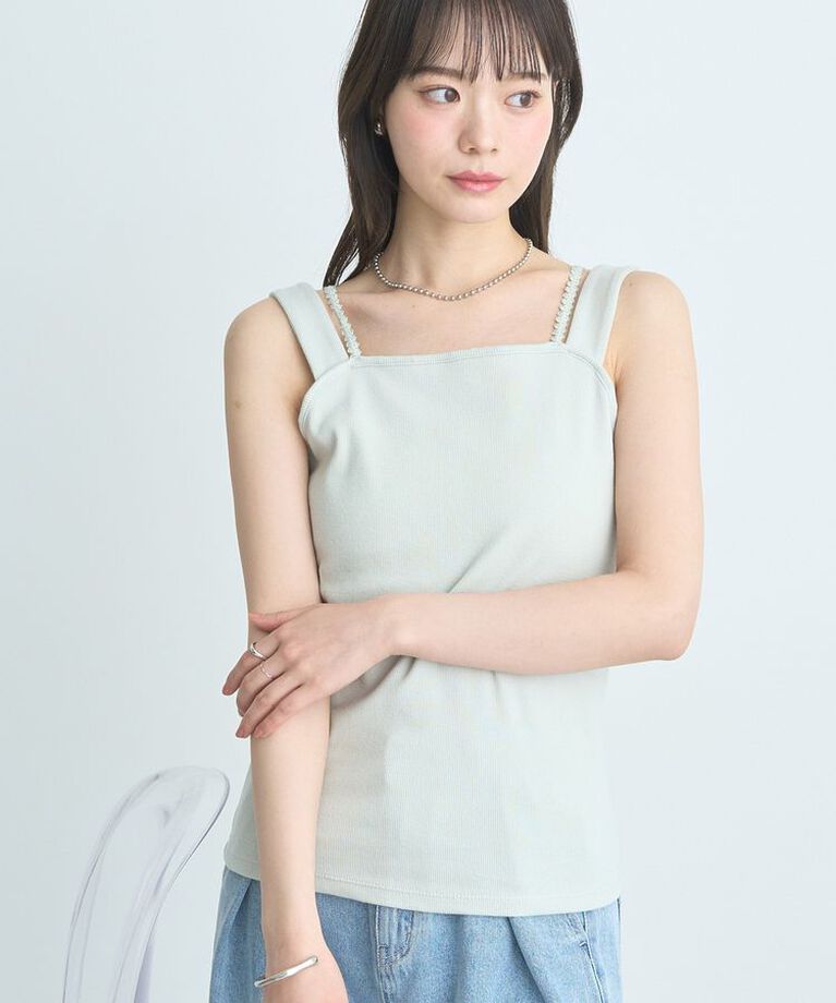 earth music&ecology「ホルターレースキャミソール」|キャミソール|Mint