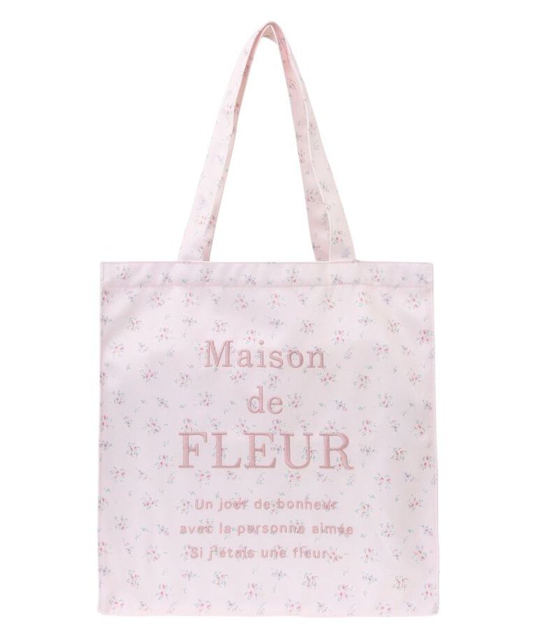 Maison de FLEUR「フラワープリントスクエアトートバッグ」|トートバッグ|