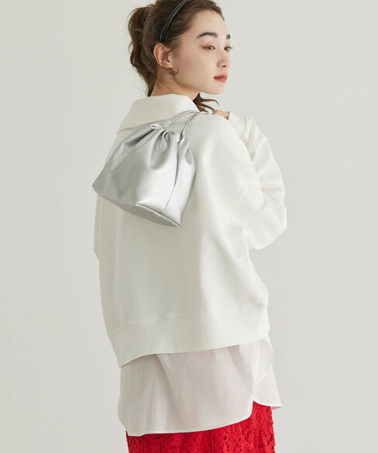  「SET ハーフZIPスウェット+シャツテールプルオーバー」|Tシャツ・カットソー|