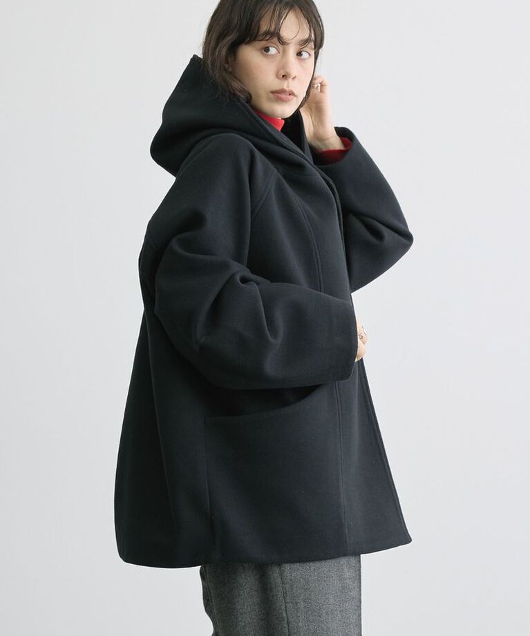 AMERICAN HOLIC「中空FIBERフーディーコクーンコート【軽量アウター】」|その他|