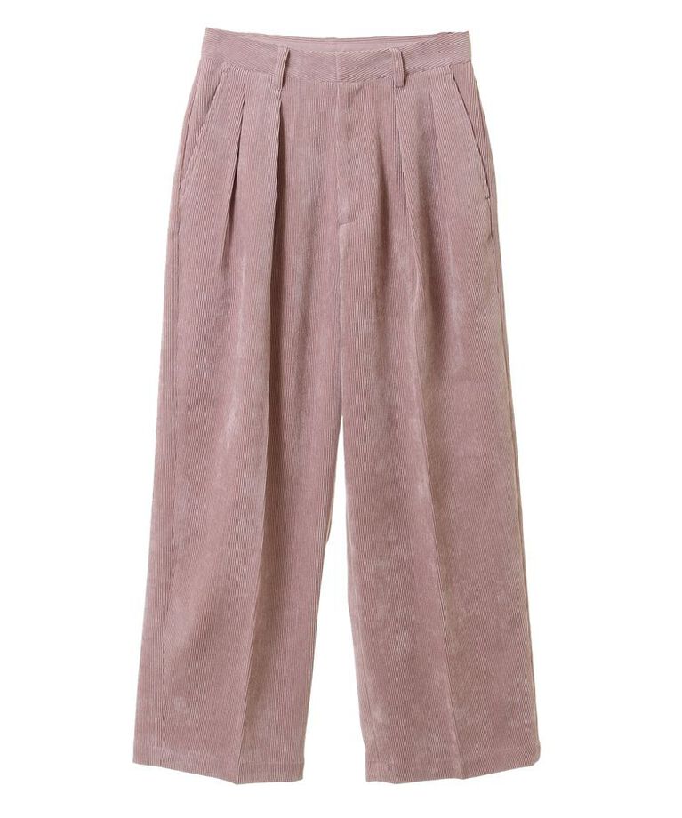 AMERICAN HOLIC「【WEB限定・小柄女性向け】コーデュロイタックワイドパンツ」|その他|