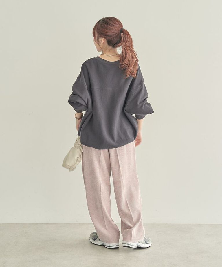 AMERICAN HOLIC「【WEB限定・小柄女性向け】コーデュロイタックワイドパンツ」|その他|