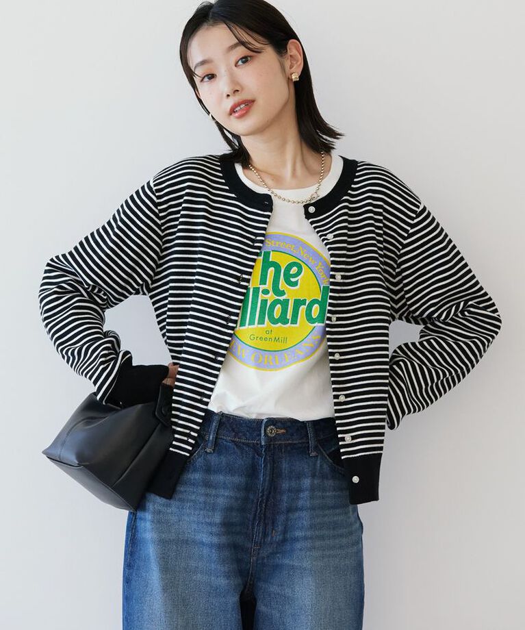 AMERICAN HOLIC「クルーネックニットカーディガン」|カーディガン|