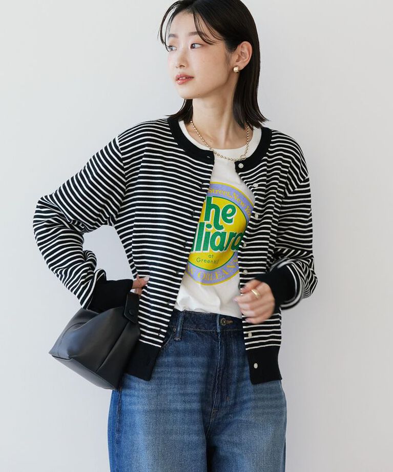 AMERICAN HOLIC「クルーネックニットカーディガン」|カーディガン|