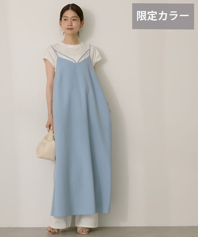 AMERICAN HOLIC「ダブルストラップキャミワンピース【WEB限定カラー有り】」|ワンピース|