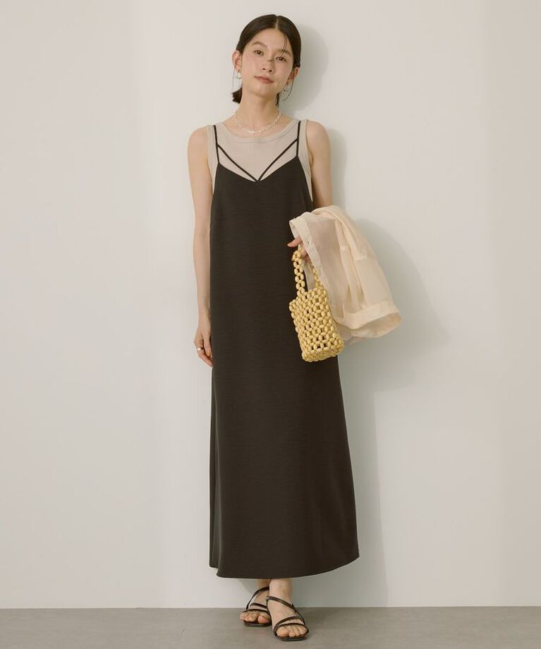 AMERICAN HOLIC「ダブルストラップキャミワンピース【WEB限定カラー有り】」|ワンピース|