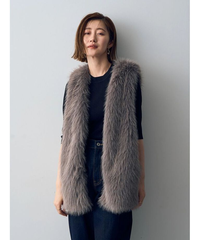 YECCA VECCA「フェイクファージレ」|ベスト・ジレ|