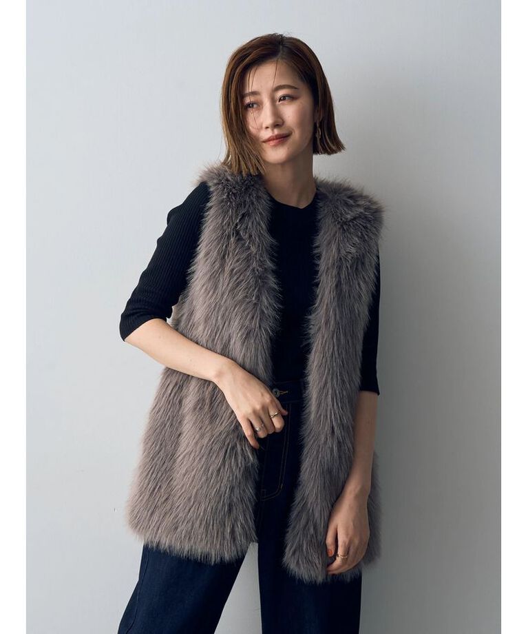 YECCA VECCA「フェイクファージレ」|ベスト・ジレ|