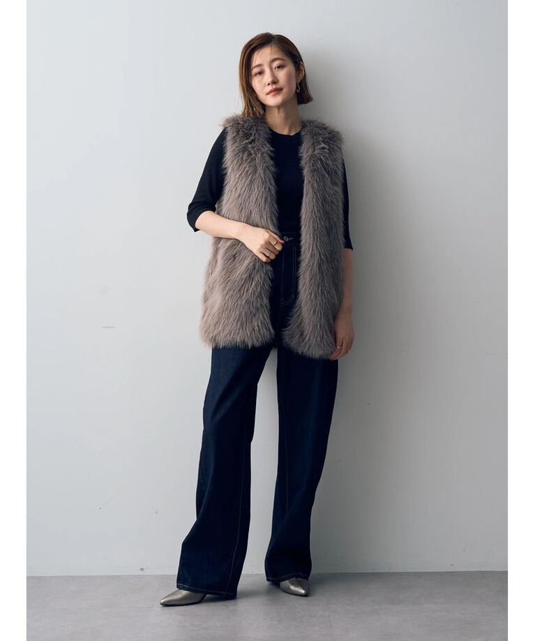 YECCA VECCA「フェイクファージレ」|ベスト・ジレ|