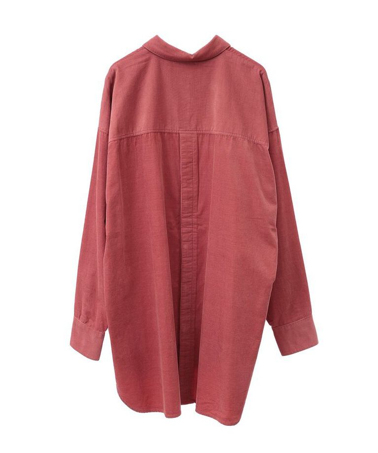 YECCA VECCA「コーデュロイバック釦デザインシャツ」|シャツ・ブラウス|