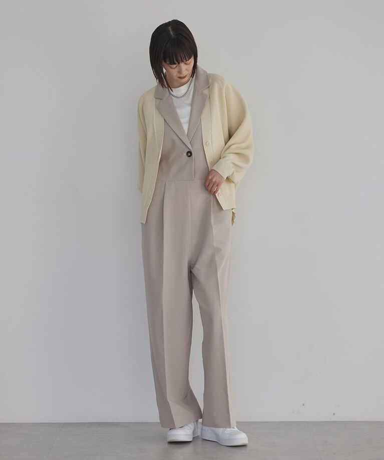 GARAGE OF GOOD CLOTHING「Vネック畔編みフォルムカーデ」|カーディガン|