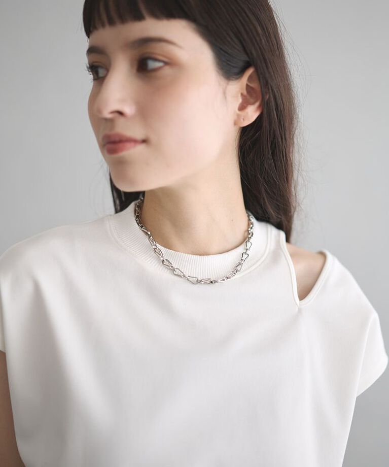 GARAGE OF GOOD CLOTHING「KY STAINLESSクリップチェーンネックレス」|ネックレス|Silver