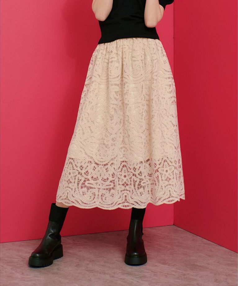 LOULOU WILLOUGHBY「【LOULOU WILLOUGHBY】モール刺繍スカート」|スカート|
