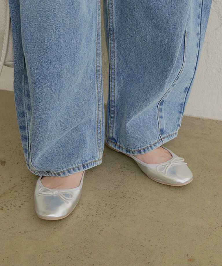  「ラウンドトゥバレエフラットシューズ」|その他|