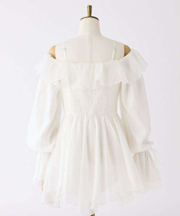  「【Dreamy collection】シアーオフショルチュニック」|シャツ・ブラウス|