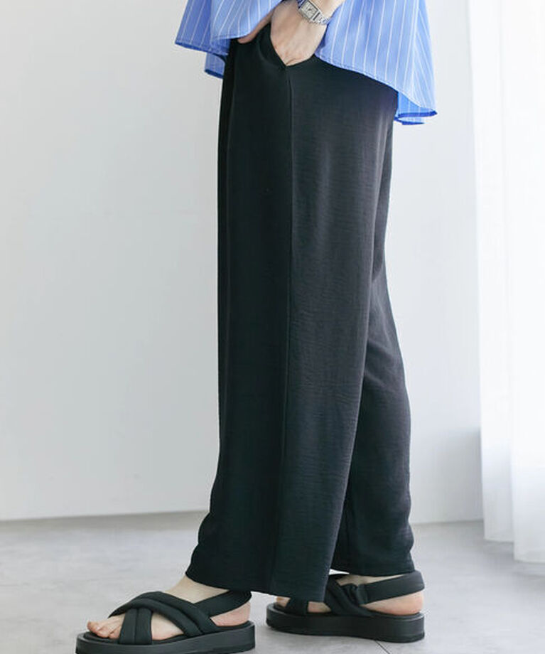 Samansa Mos2 blue「【接触冷感】イージーパンツ」|その他|
