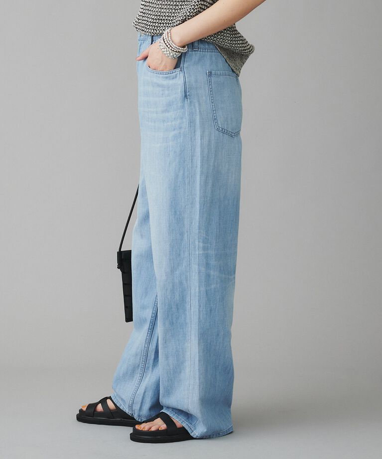 UNTITLED「【Healthy DENIM】Breezy Pink Pepperワイドストレートデニム」|その他|