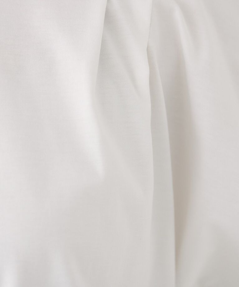 UNTITLED「【洗える】タック入りフレンチスリーブプルオーバー」|Tシャツ・カットソー|