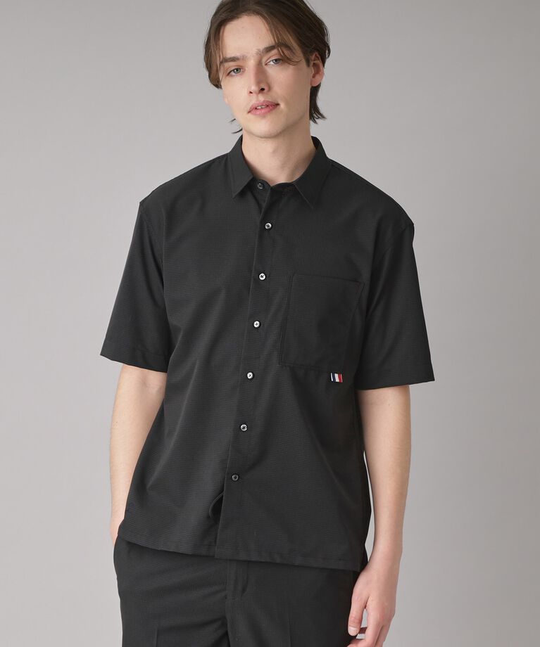 DRESSTERIOR「【セットアップ可/撥水性/UVカット/Safari5月号掲載】COOL DOTS ショートスリーブシ」|シャツ・ブラウス|