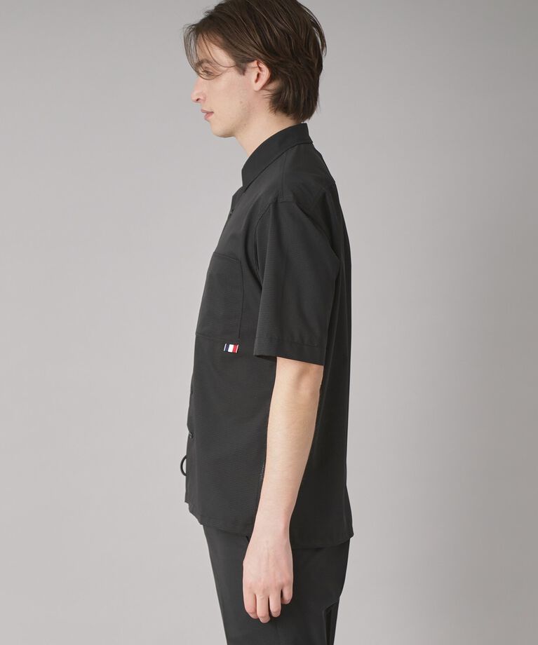 DRESSTERIOR「【セットアップ可/撥水性/UVカット/Safari5月号掲載】COOL DOTS ショートスリーブシ」|シャツ・ブラウス|