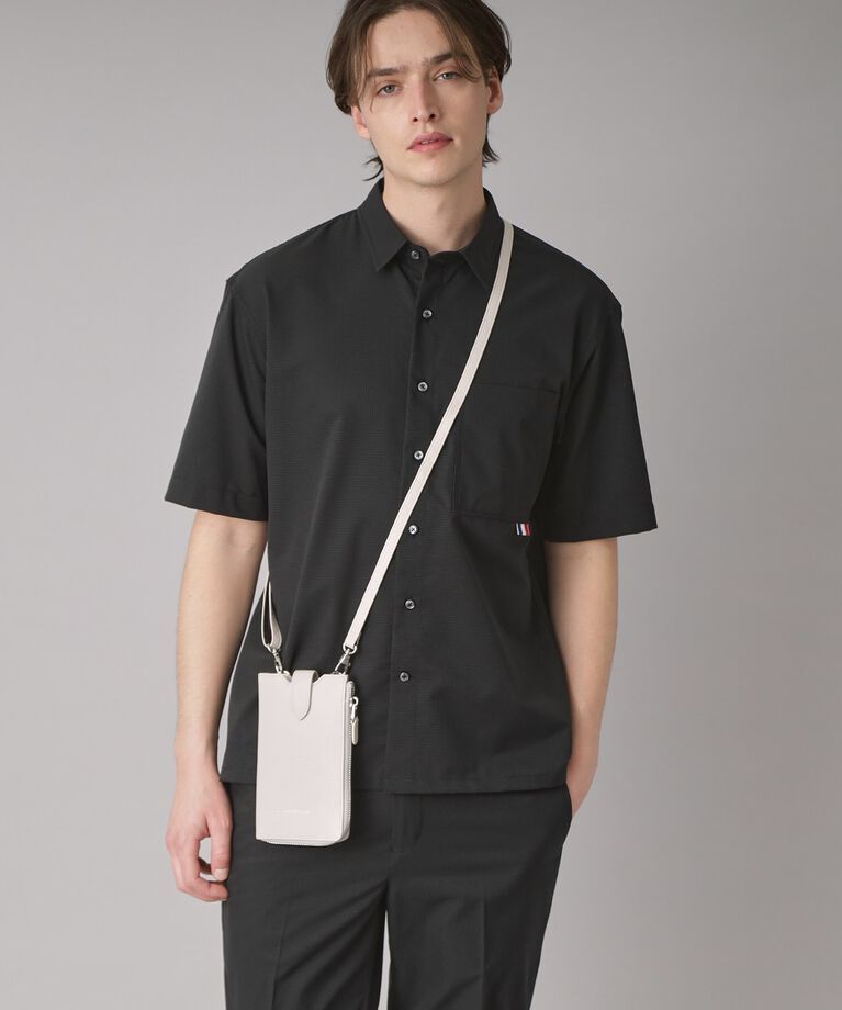 DRESSTERIOR「【セットアップ可/撥水性/UVカット/Safari5月号掲載】COOL DOTS ショートスリーブシ」|シャツ・ブラウス|