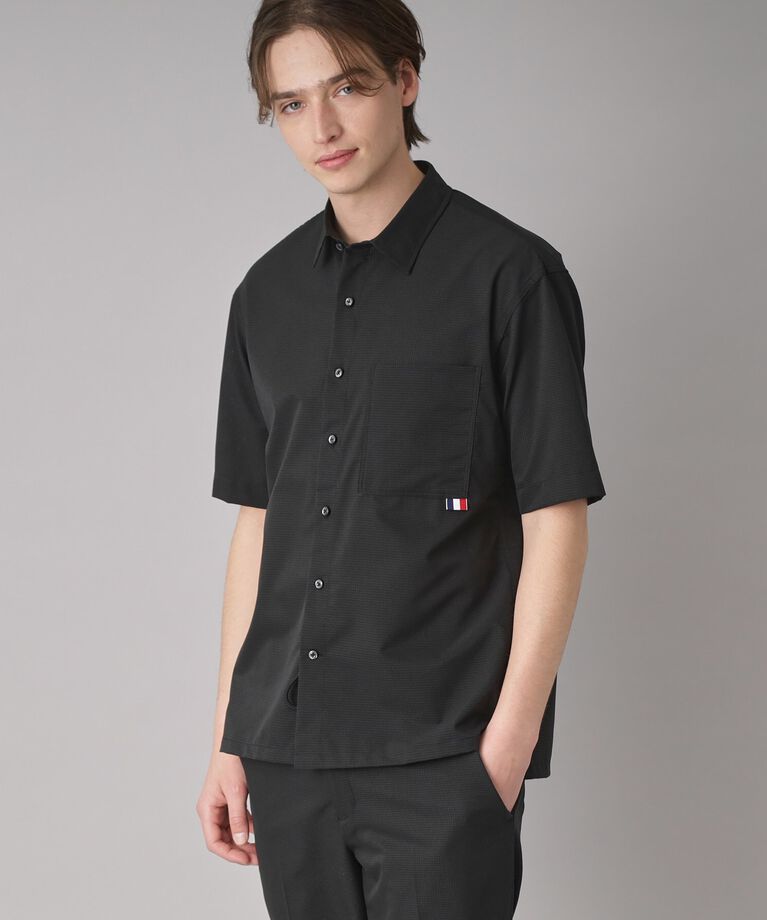DRESSTERIOR「【セットアップ可/撥水性/UVカット/Safari5月号掲載】COOL DOTS ショートスリーブシ」|シャツ・ブラウス|