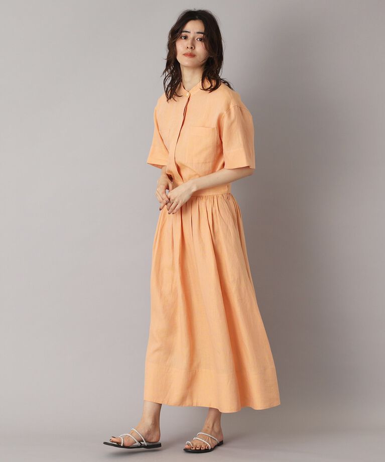 DRESSTERIOR「【洗える／ふんわり軽やか】フレンチリネンタックギャザースカート」|スカート|