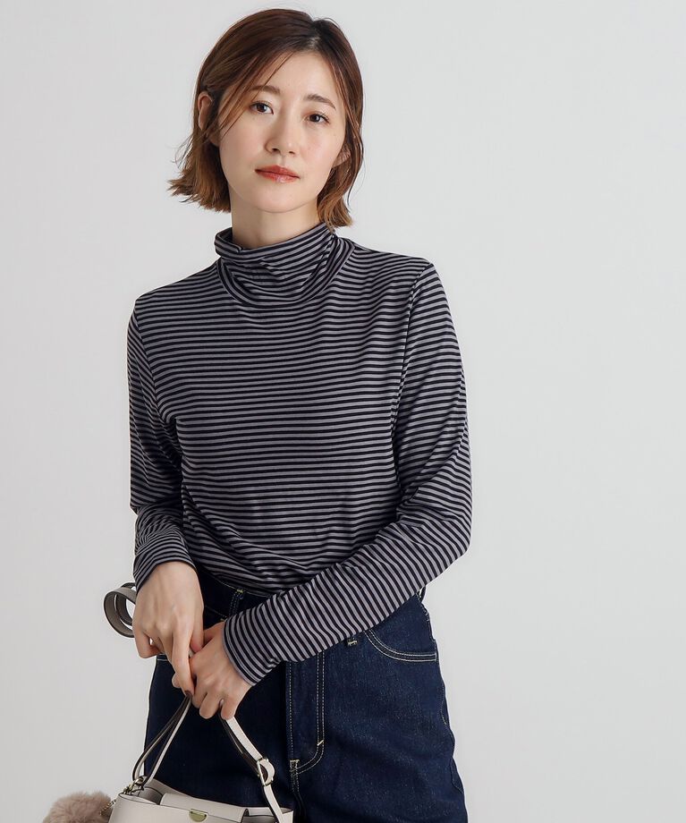 grove「【吸湿発熱MW】メロータートルネックプルオーバー」|Tシャツ・カットソー|