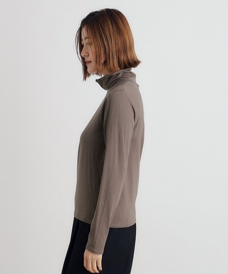 grove「【吸湿発熱MW】メロータートルネックプルオーバー」|Tシャツ・カットソー|
