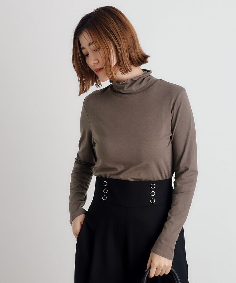 grove「【吸湿発熱MW】メロータートルネックプルオーバー」|Tシャツ・カットソー|