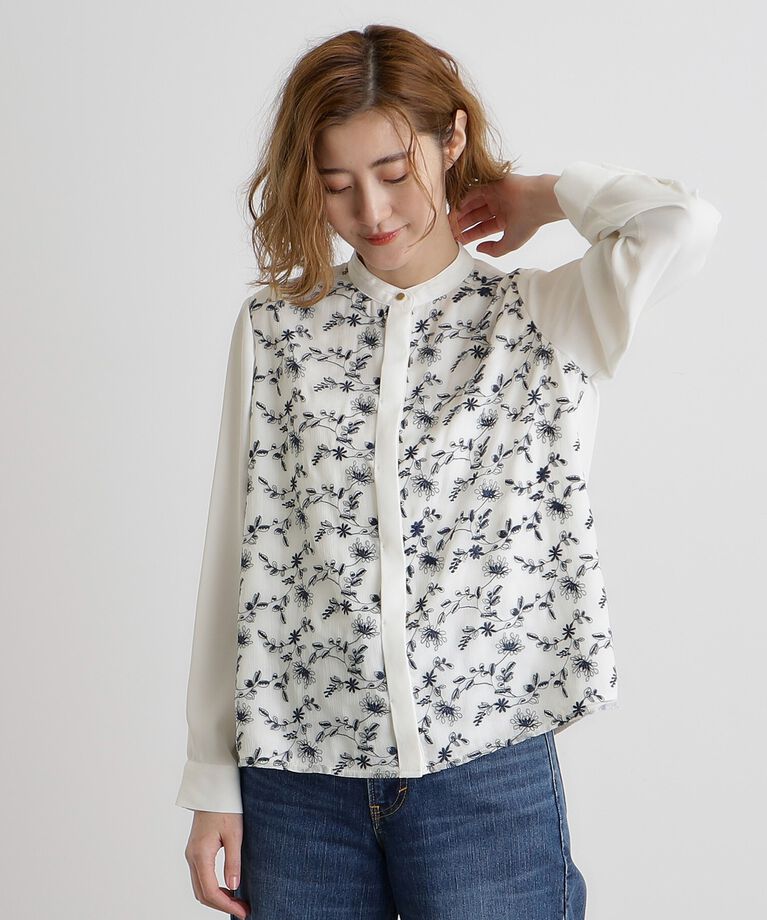 grove「刺繍シャツブラウス」|シャツ・ブラウス|