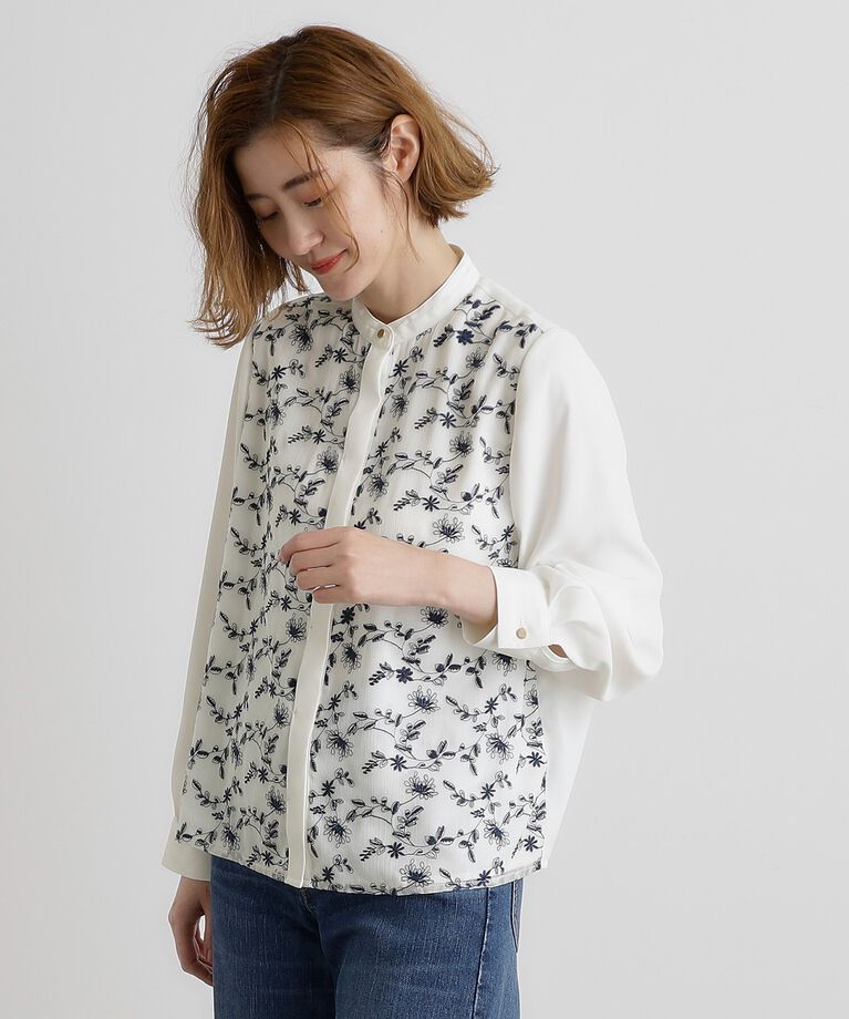 grove「刺繍シャツブラウス」|シャツ・ブラウス|