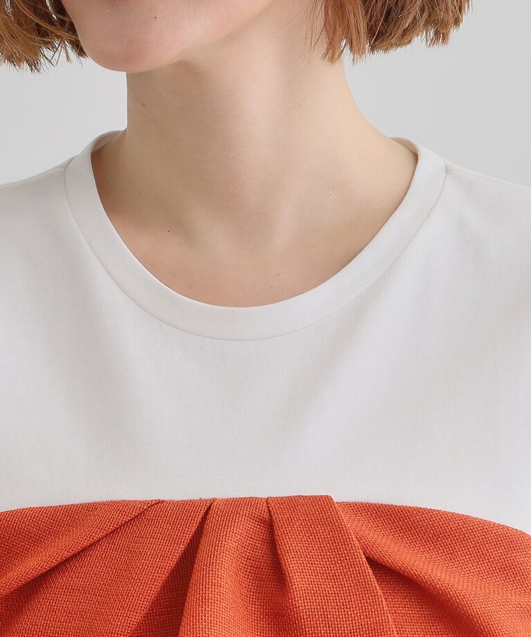grove「【大人のリゾートスタイル/SETUP】麻調ビスチェドッキングT」|Tシャツ・カットソー|