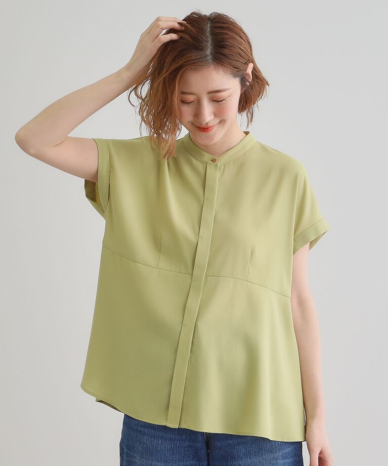 grove「きちんと感もこなれ感も1枚で叶う　優秀ペプラムシャツブラウス」|シャツ・ブラウス|