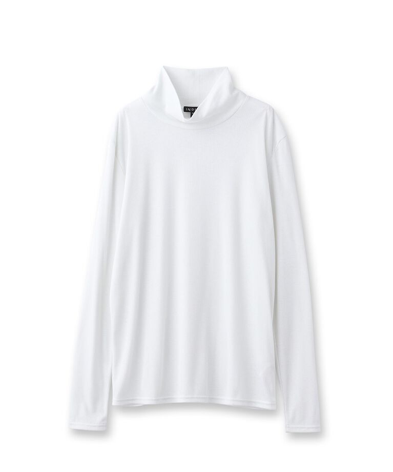 INDIVI「【洗える／インナー活躍！】ハイネックカットソートップス」|Tシャツ・カットソー|