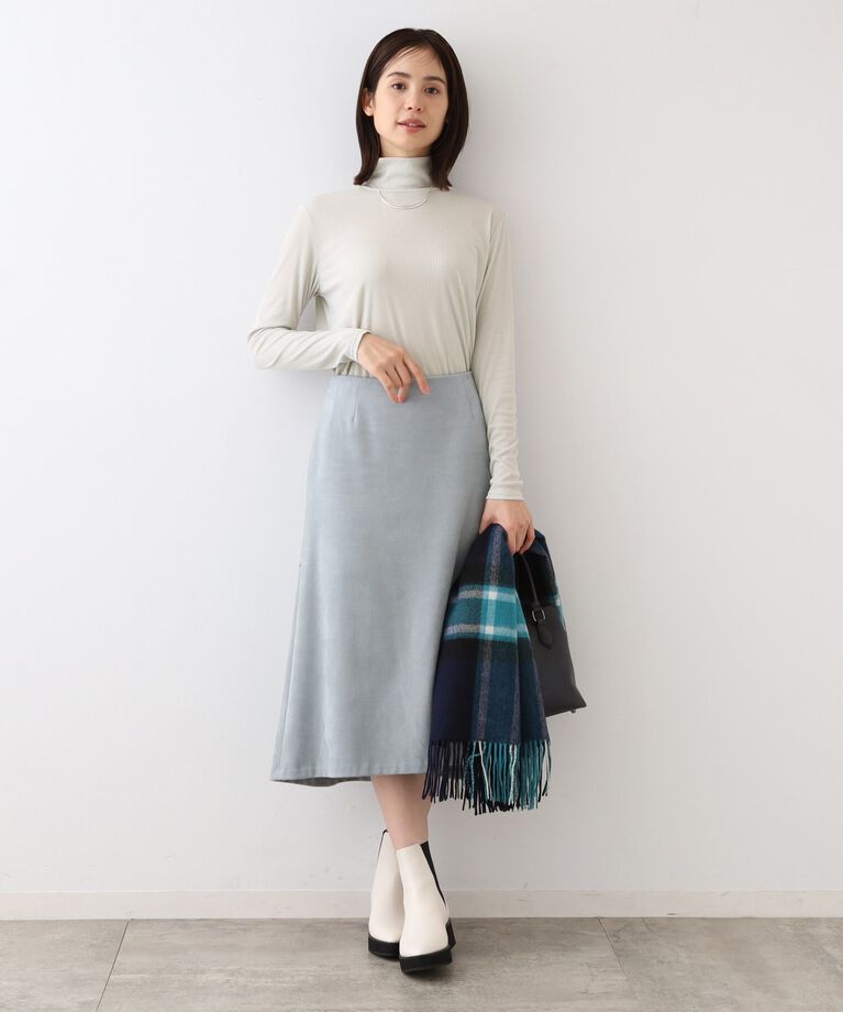 INDIVI「【洗える／インナー活躍！】ハイネックカットソートップス」|Tシャツ・カットソー|