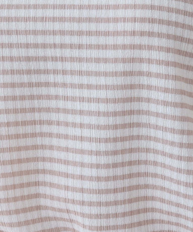 INDIVI「【洗える／吸水速乾／UVケア】ねじりデザイン袖カットソー」|Tシャツ・カットソー|