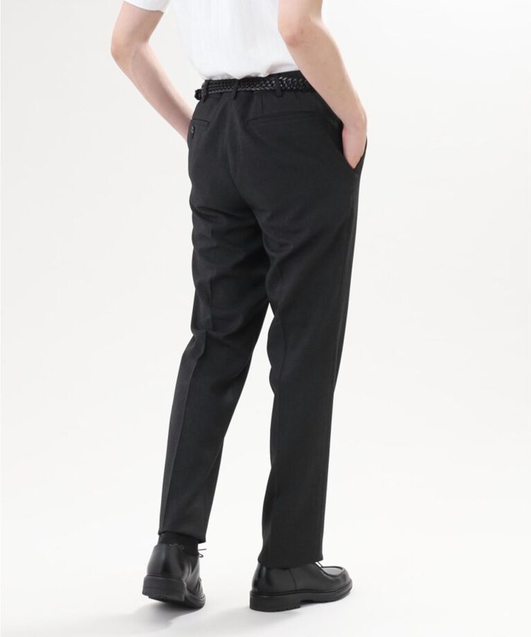 TAKEO KIKUCHI「【ONOFF/セットアップ対応】メランジ シャークスキン ストレッチ パンツ」|スーツ|