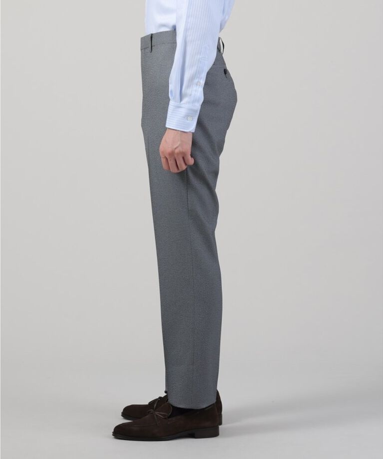TAKEO KIKUCHI「【ONOFF/セットアップ対応】メランジ シャークスキン ストレッチ パンツ」|スーツ|