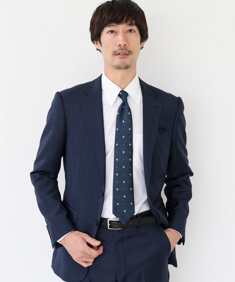 TAKEO KIKUCHI「レップ　ミニフラワー小紋　ネクタイ」|ネクタイ・蝶ネクタイ|