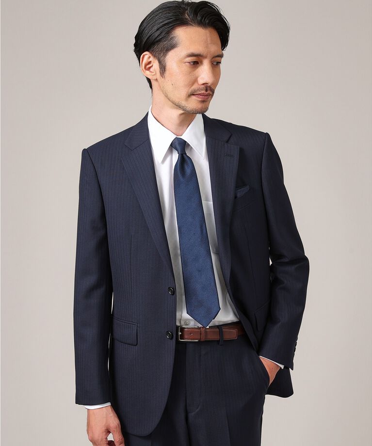 TAKEO KIKUCHI「【京都丹後/日本製】フレンチツイル 変型ヘリンボン ネクタイ」|ネクタイ・蝶ネクタイ|