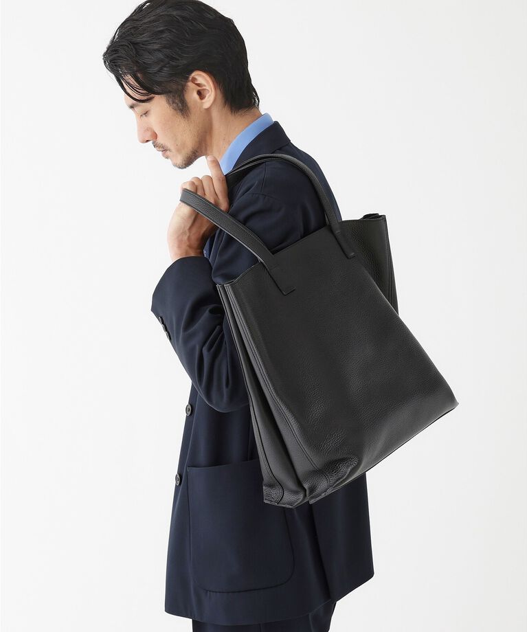TAKEO KIKUCHI「【THE FLAGSHIP】ダブルフェイス　レザートート」|トートバッグ|