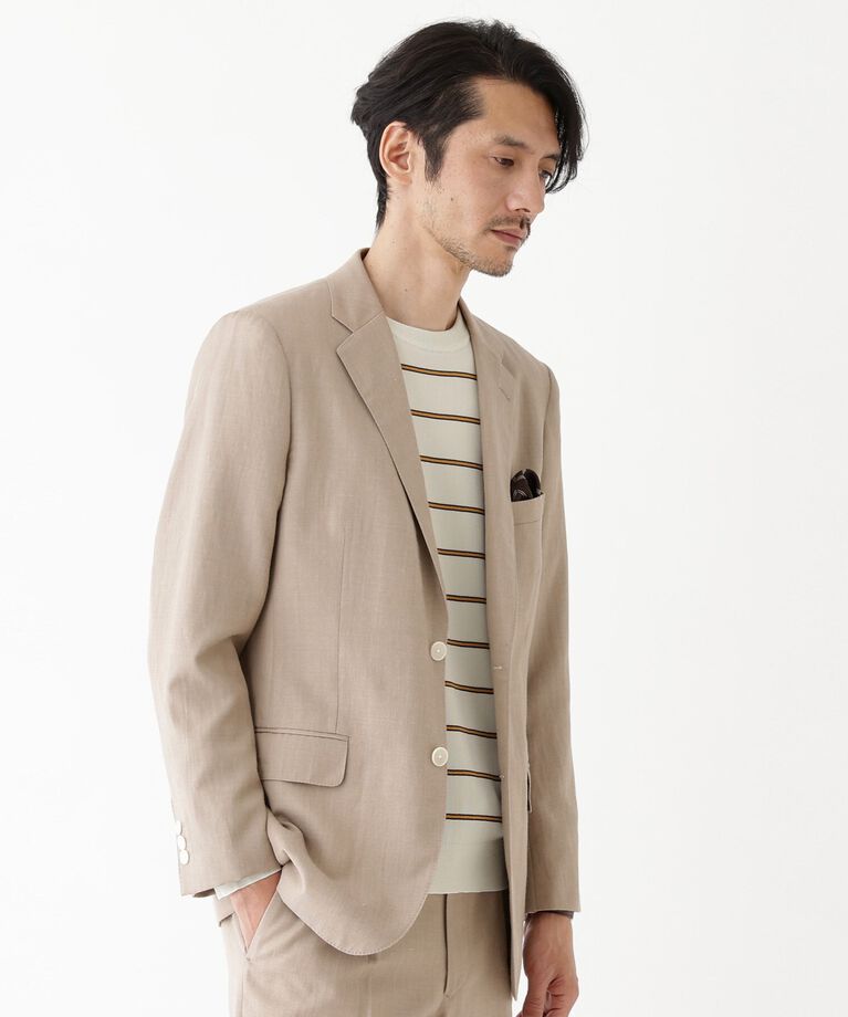 TAKEO KIKUCHI「【THE FLAGSHIP】シャンブレーツイル ジャケット」|スーツ|